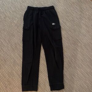 Nike Kids Black Cargo Nike Sweatpants